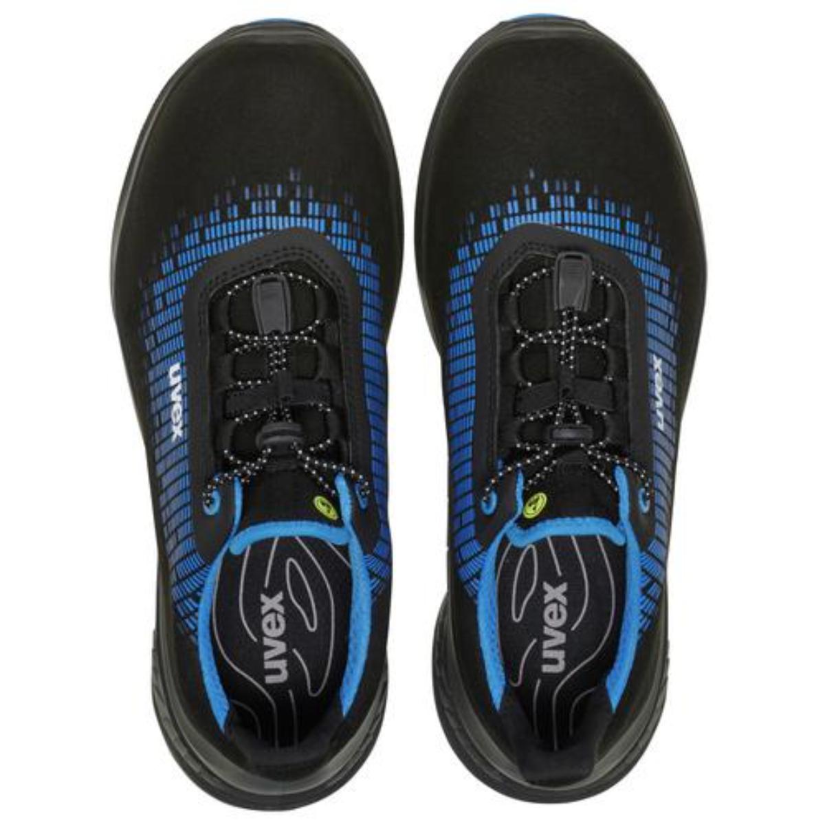 uvex 1 G2 Sicherheitsschuh Halbschuhe S2, blau/schwarz