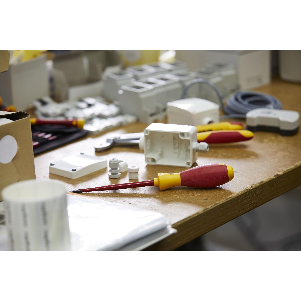 Wiha Schraubendreher Set SoftFinish electric slimFix Schlitz, Phillips 6-teilges Set