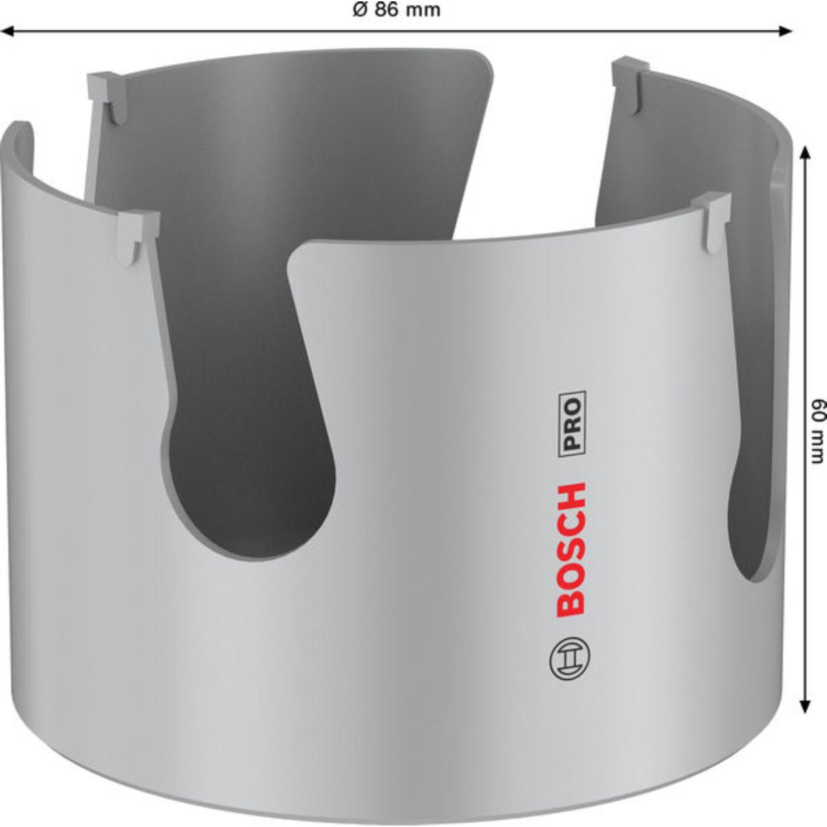 Bosch PRO Construction Material Gewinde-Lochsäge, 86 x 60 x 65 mm