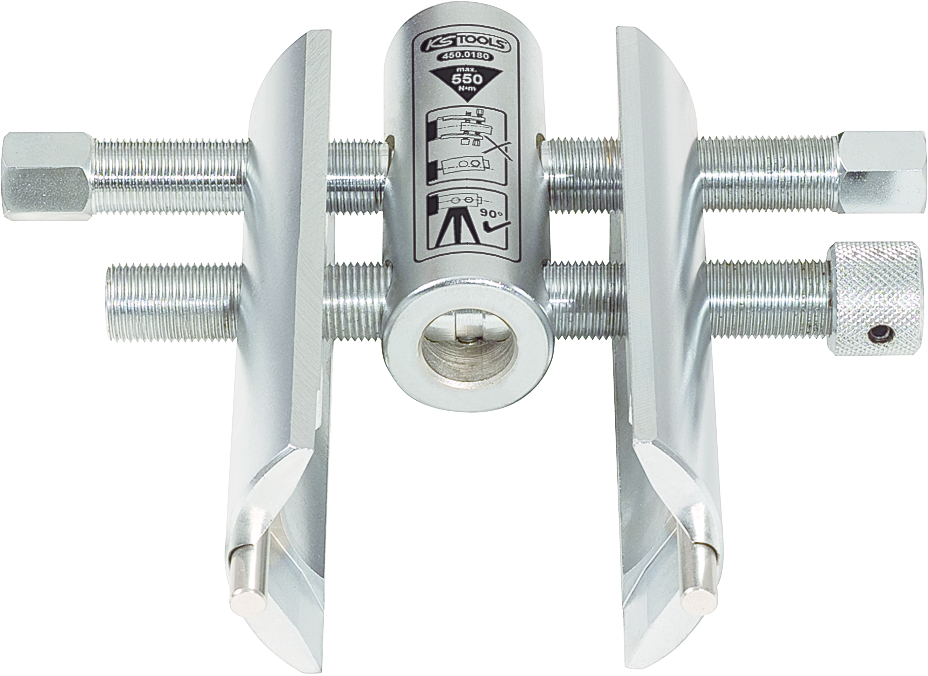 KS Tools Vario-Muttern- und Kappenschlüssel, verchromt