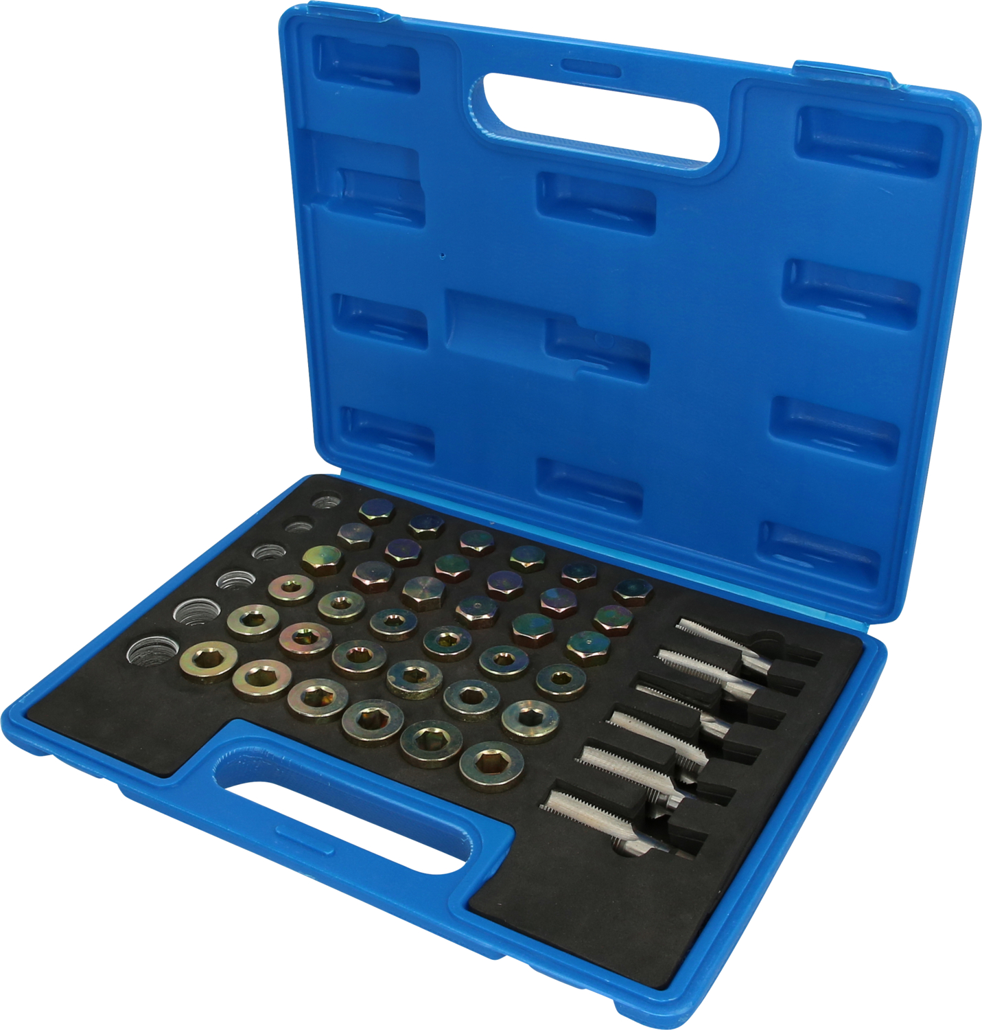 Brilliant Tools Reparatursatz für Öl-Ablassschrauben-Gewinde, 114-tlg - BT711300
