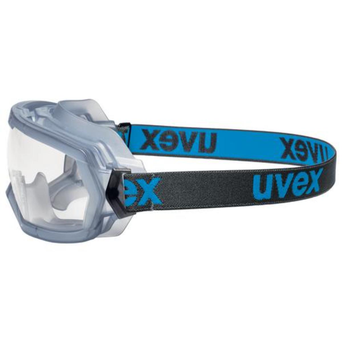 uvex hypervision Vollsichtbrille innen beschlagfrei, außen extrem kratzfest & chemikalienbeständig