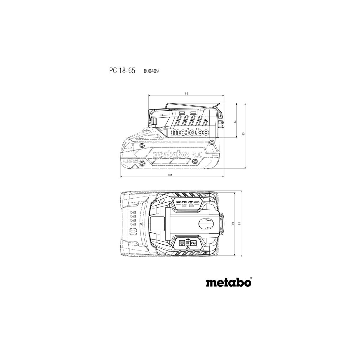 Metabo Power-Charger PC 18-65