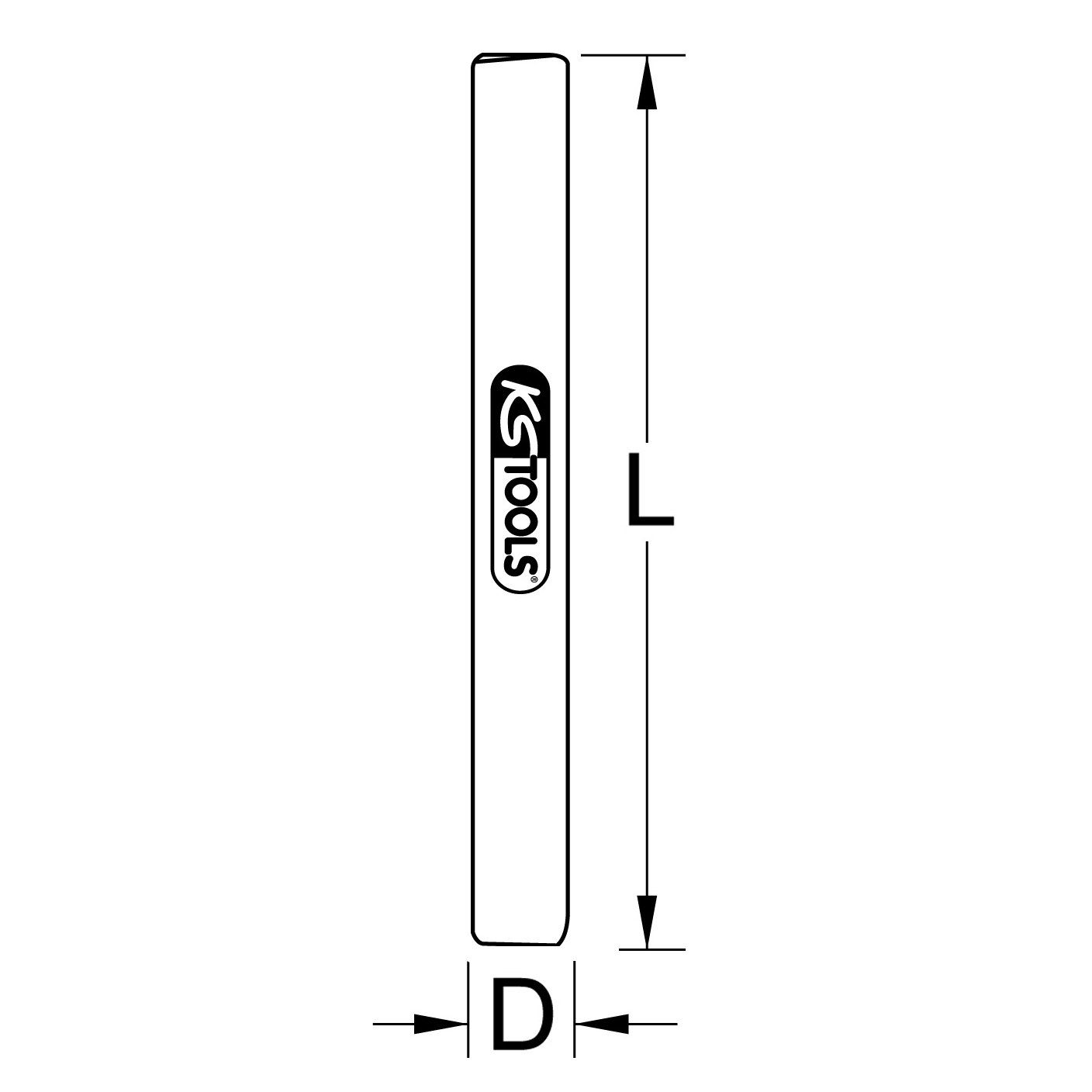 KS Tools 1" Sicherungsstift für Kraft-Stecknuss 22-70 mm