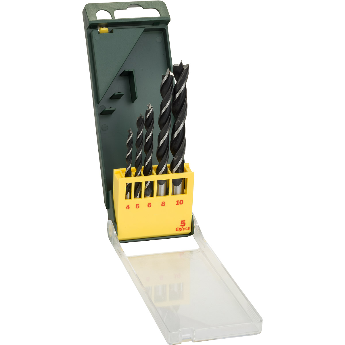 Bosch Holzbohrer-Set, 5-teilig, 4 - 10 mm