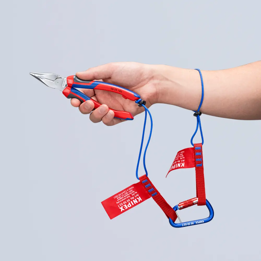 KNIPEX Spitz-Kombizange mit Comfort-Griffen verchromt 192 mm