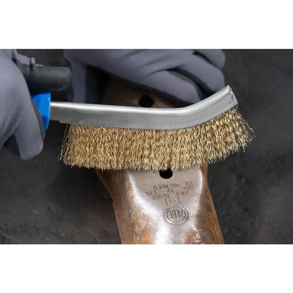 PFERD TOOLS Handbürste gebogen HBG 1reihig Stahl-Draht 0,30