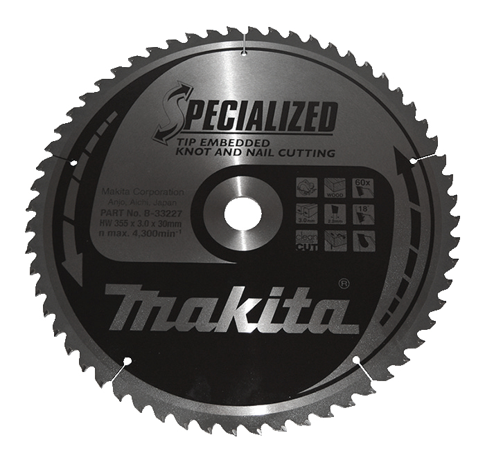 Makita SPECIALIZED Sägeb.355x30x60Z - B-33227