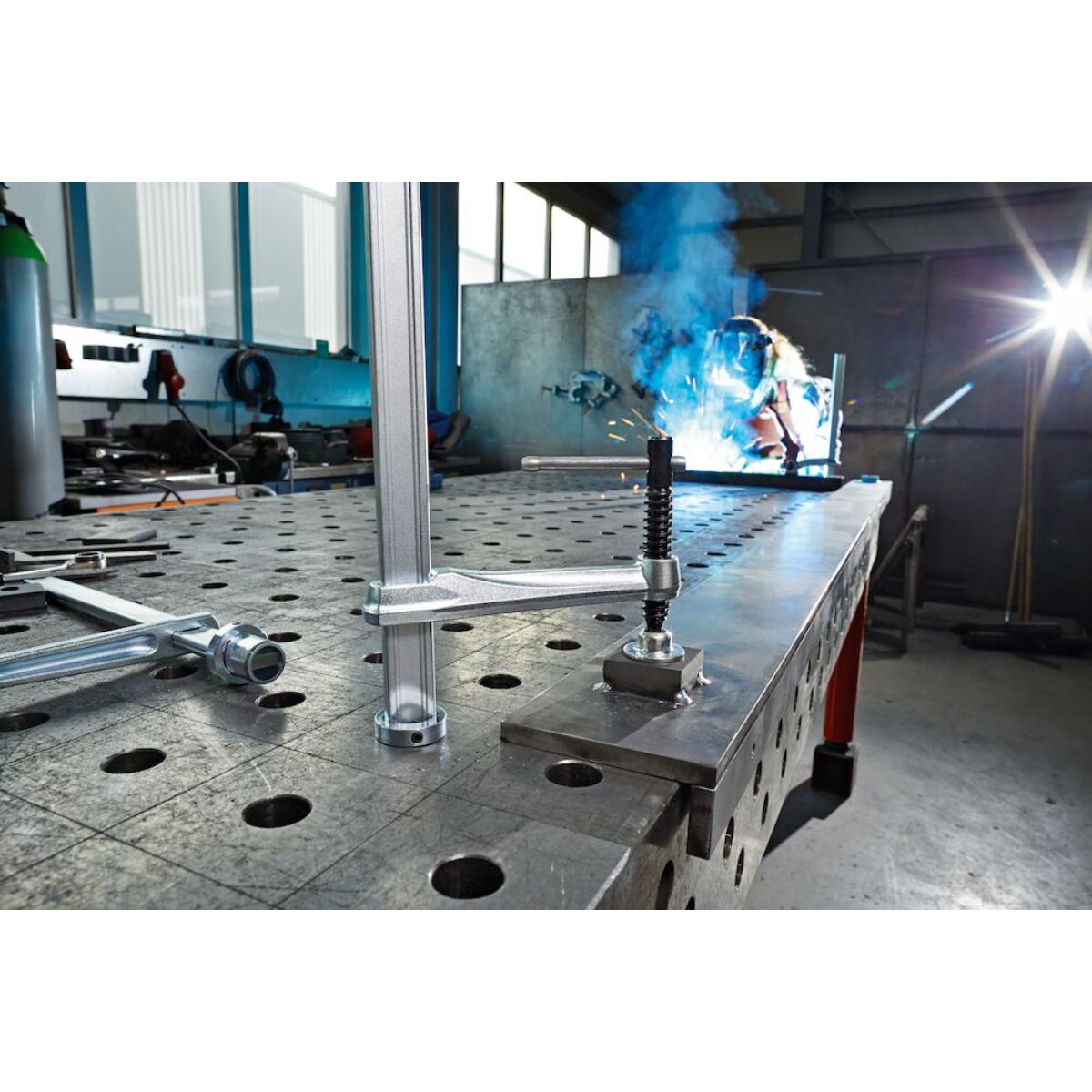 Bessey Spannelement mit fixer Ausladung TW 2-Komponenten-Kunststoffgriff