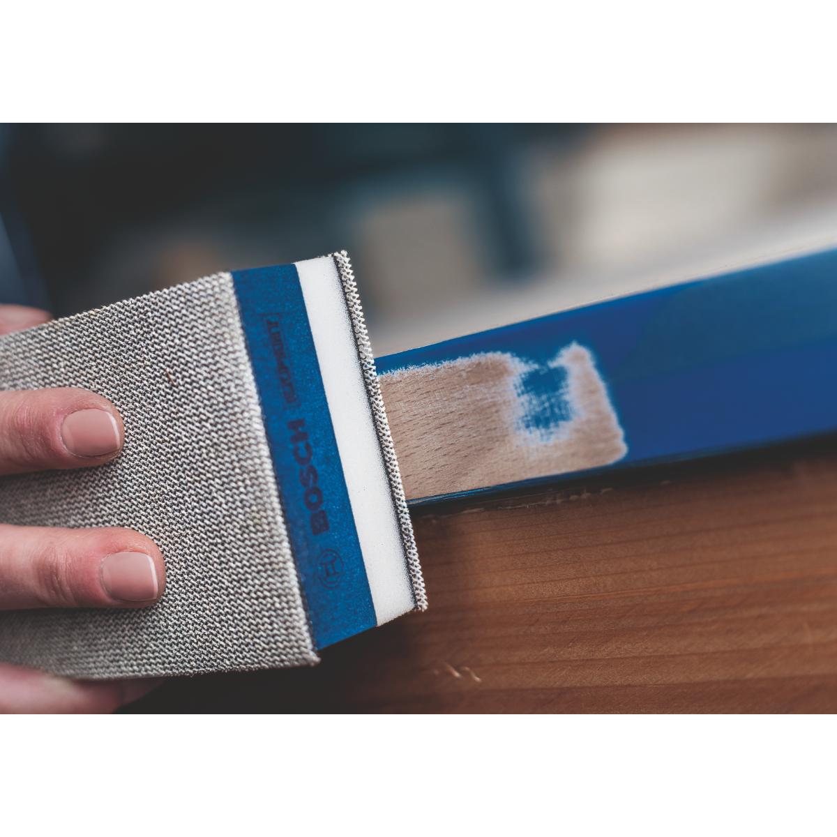 Bosch EXPERT Dual Density Set: Handschleifblock und Schleifnetz, 80x133 mm