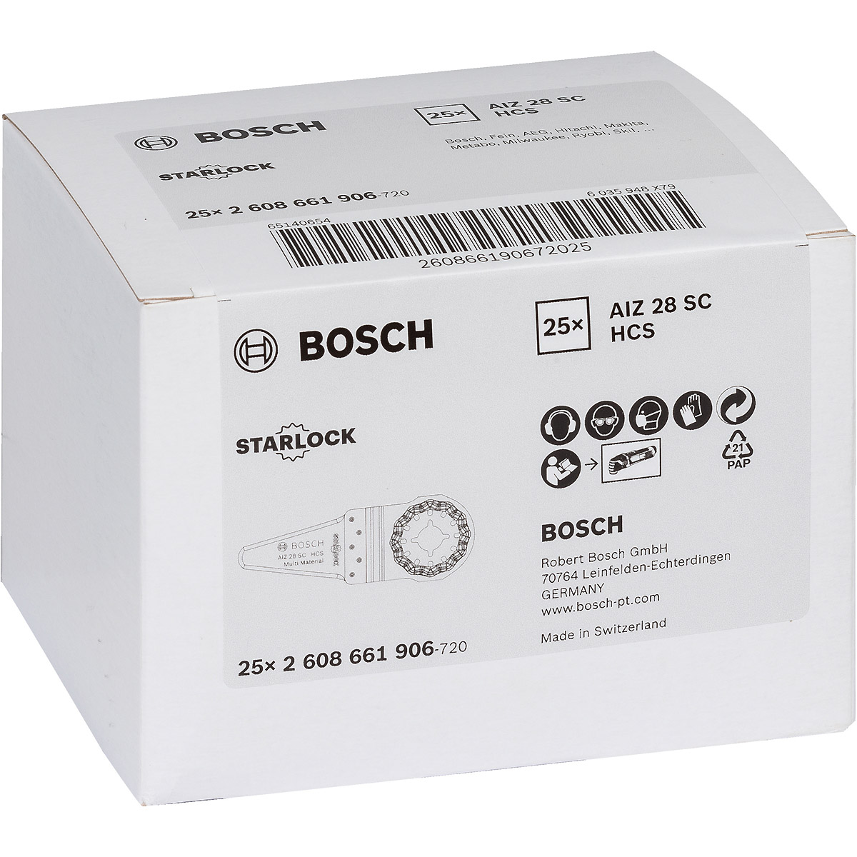 Bosch HCS Universalfugenschneider AIZ 28 SC, 40 x 28 mm