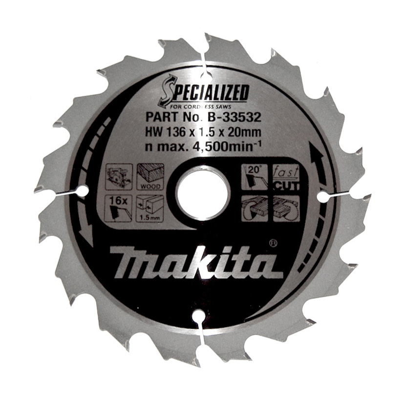 Makita SPECIALIZED Sägeb.136x20x16Z - B-33532