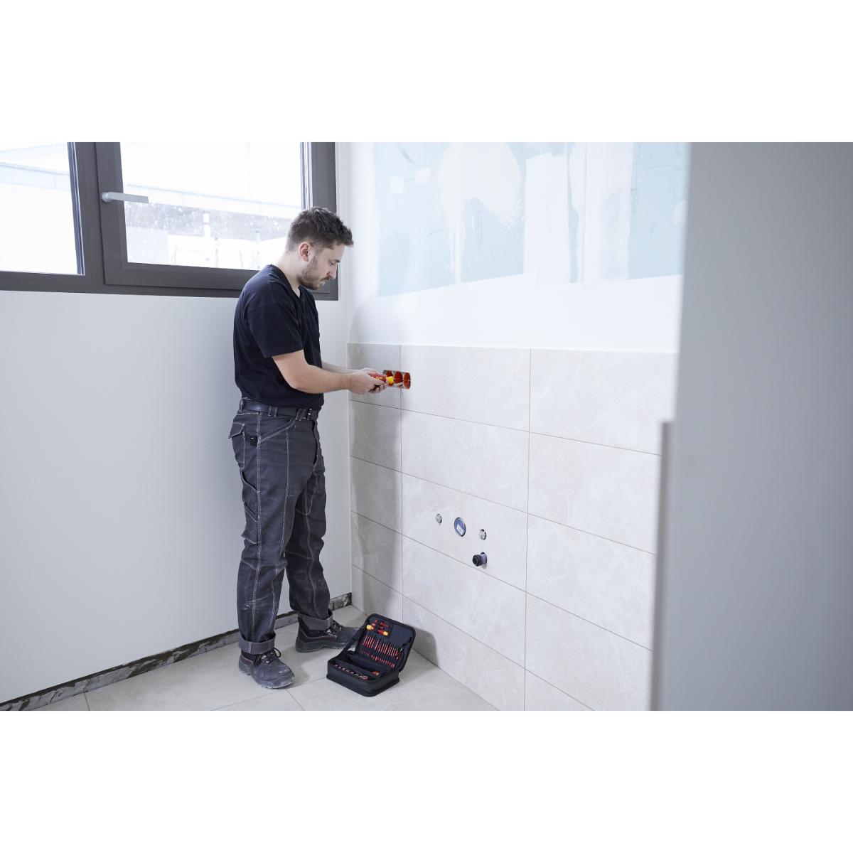 Wiha Werkzeug Set slimVario electric gemischt 32-teilges Set mit Funktionstasche