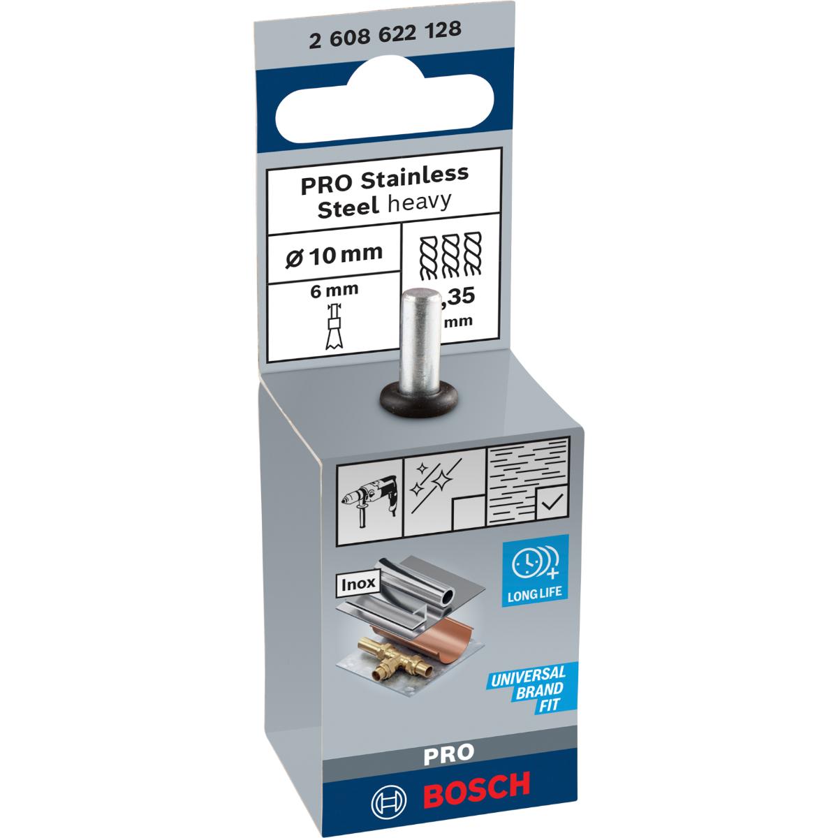 Bosch PRO Pinselbürste, gezopft, rostfrei, 4500 U/ min