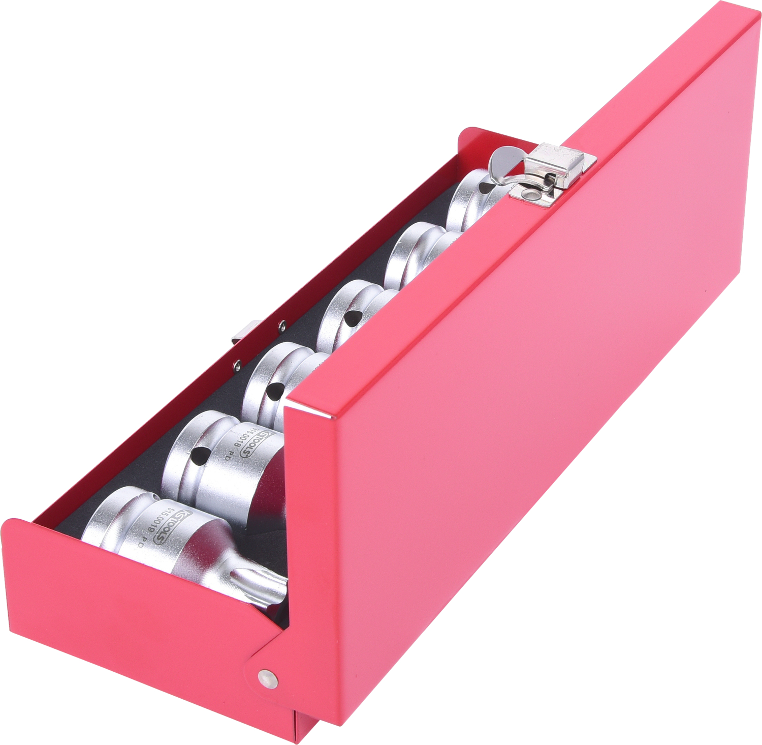 KS Tools 3/4" Kraft-Bit-Stecknuss-Satz, 6-tlg, Torx+Vielzahn, mit Bohrung