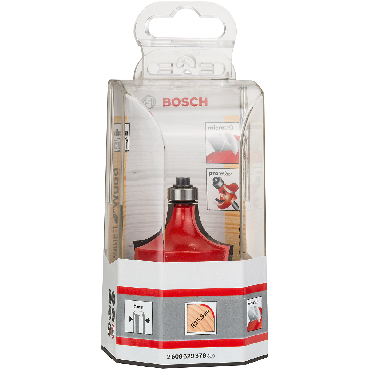 Bosch Abrundfräser Expert for Wood 8mm Schaft