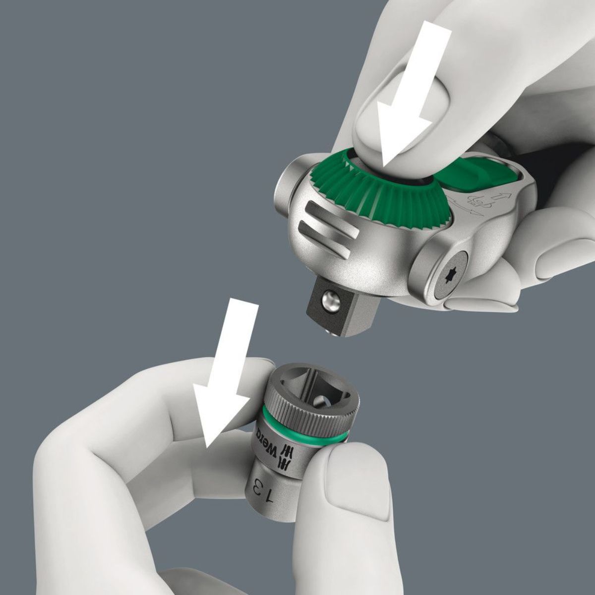 Wera 8000 C SB Zyklop Speed-Knarre mit 1/2"-Antrieb