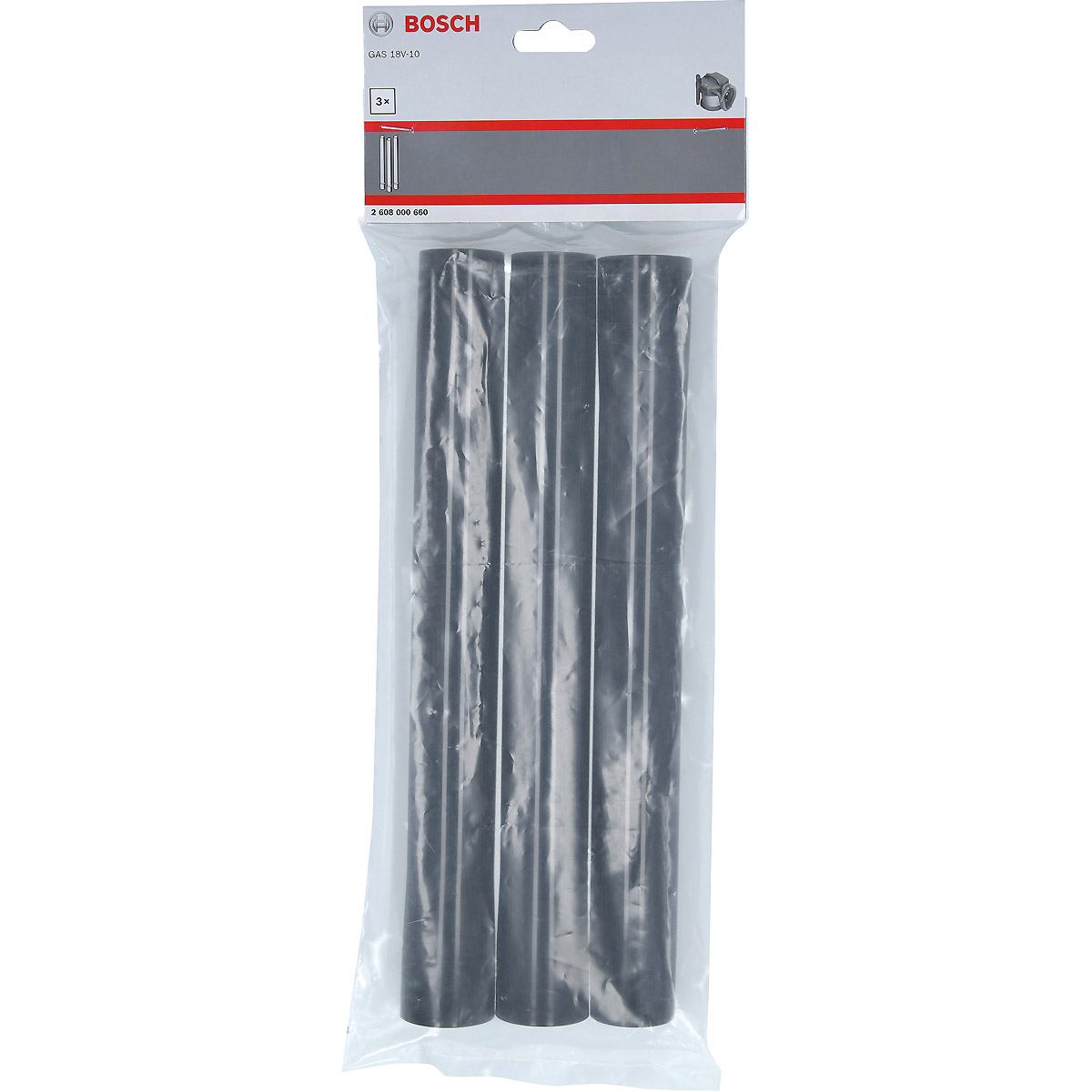 Bosch Staubsaugerrohr für Bosch-Sauger, 35 mm, 0,3 m, Zubehör für GAS 18V-10 L
