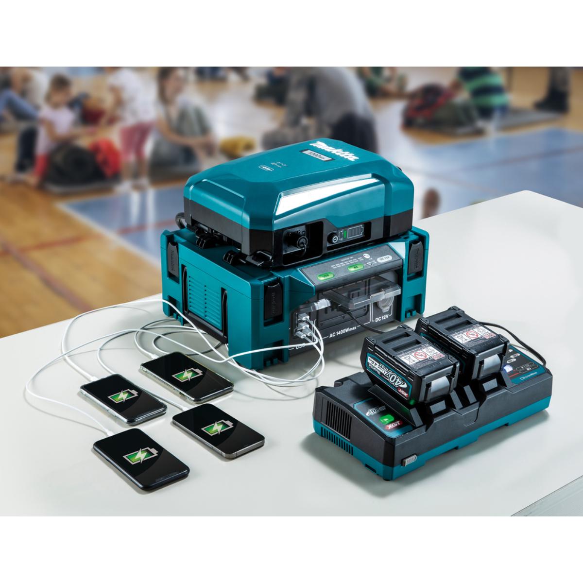 Makita Stromwandler MAKPAC 1.400 W - 230V - 12V - BAC01