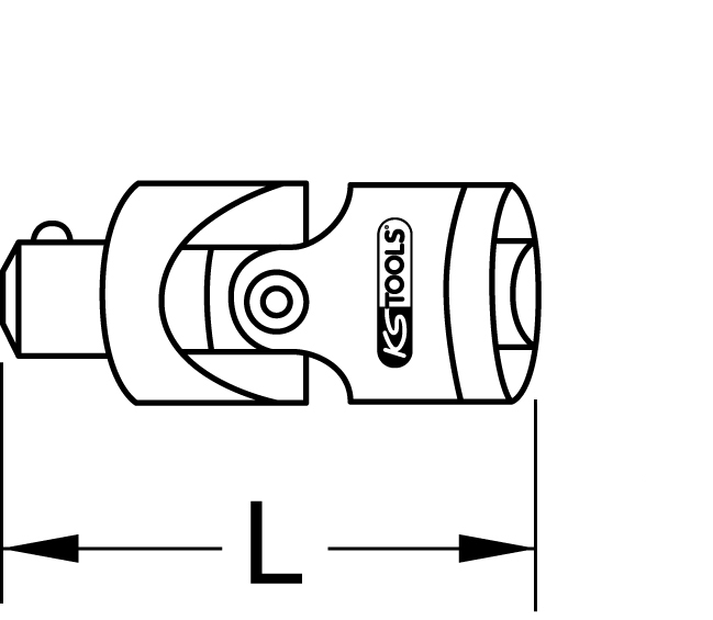 KS Tools BERYLLIUMplus Kardangelenk 1/4" 