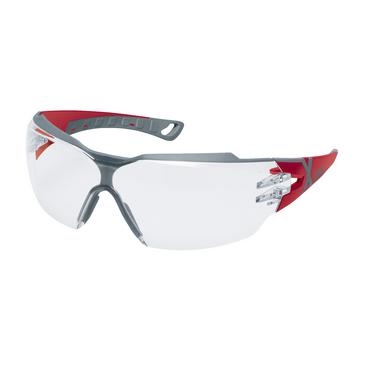 uvex Bügelbrille pheos cx2 rot, grau