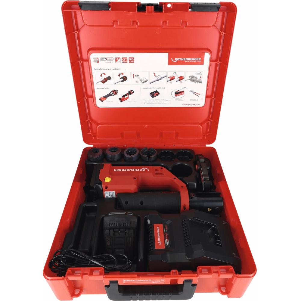Rothenberger ROMAX COMPACT III Set TH16-20-26-32, 2Ah, EU, AMPShare