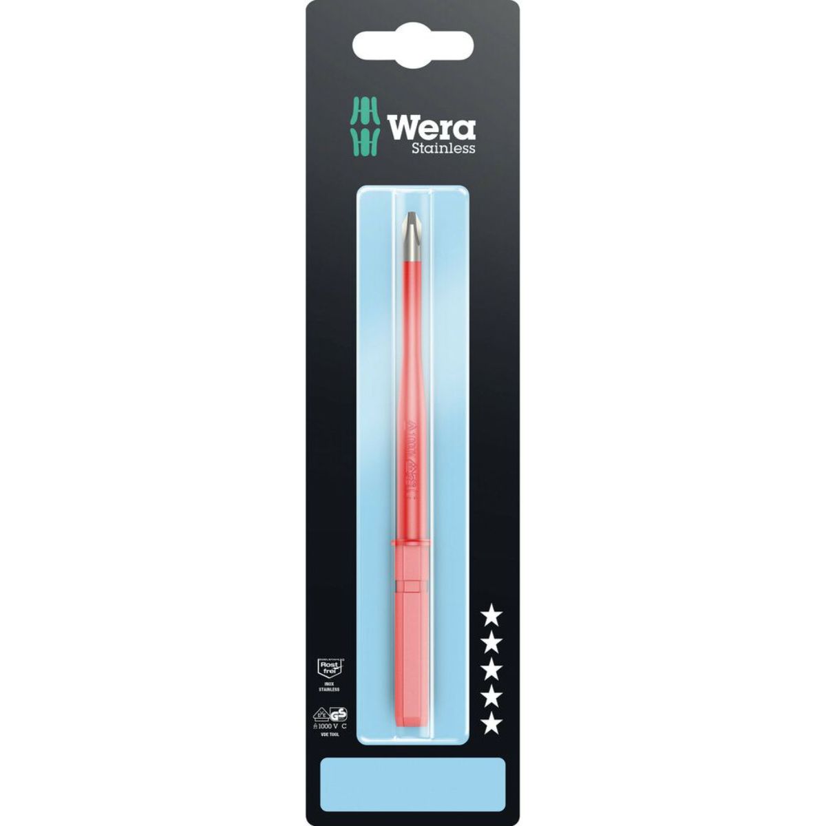 Wera Kraftform Kompakt VDE 3062 iS SB, Edelstahl