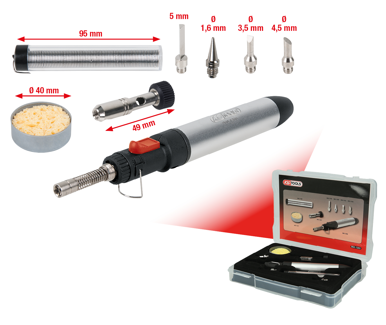 KS Tools Mikro-Löt-Satz, 8-tlg