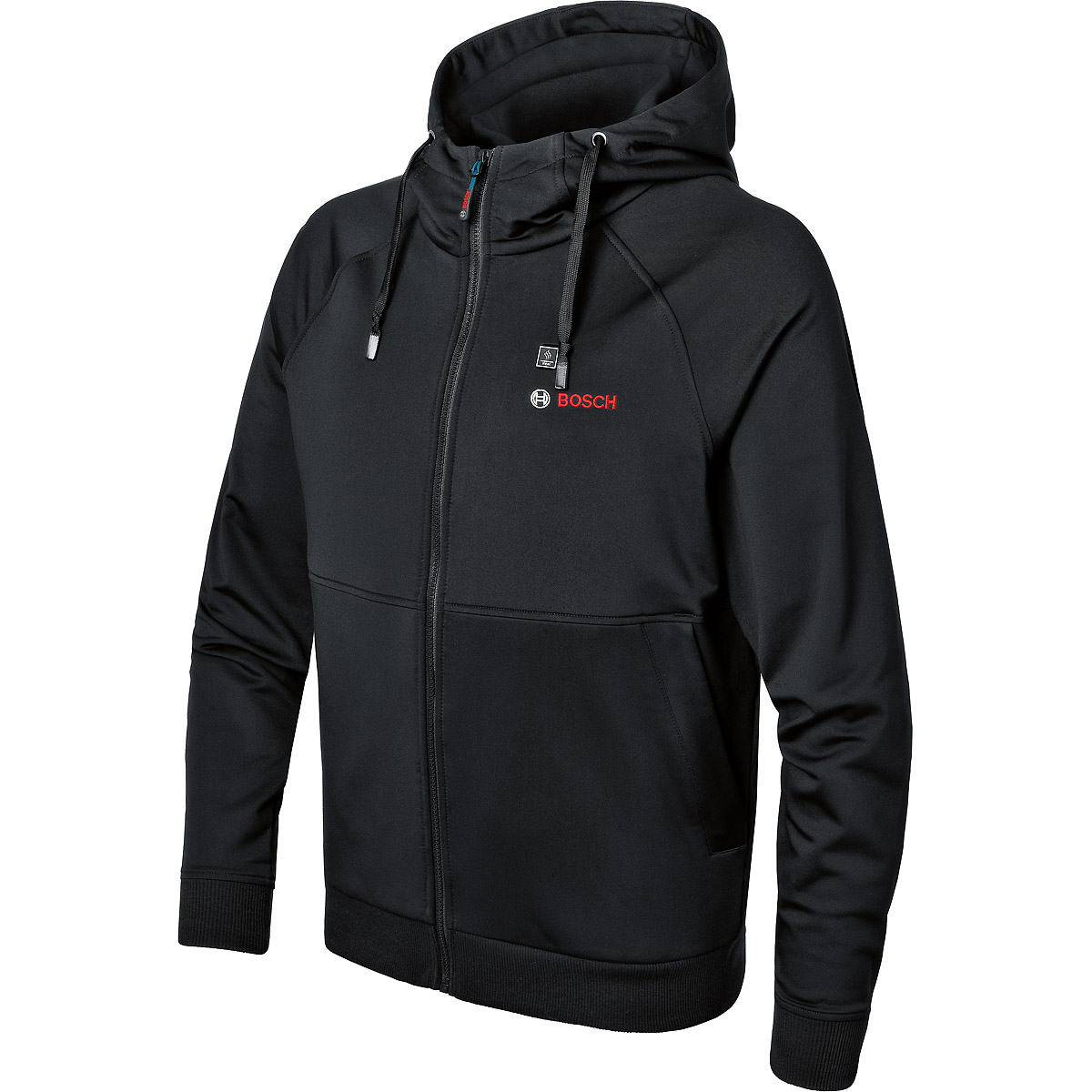 Bosch Beheizbare Hoodie GHH 12+18V XA, mit Akkuadapter, mit Ladegerät, mit 1x Akku (12V 2.0 Ah)