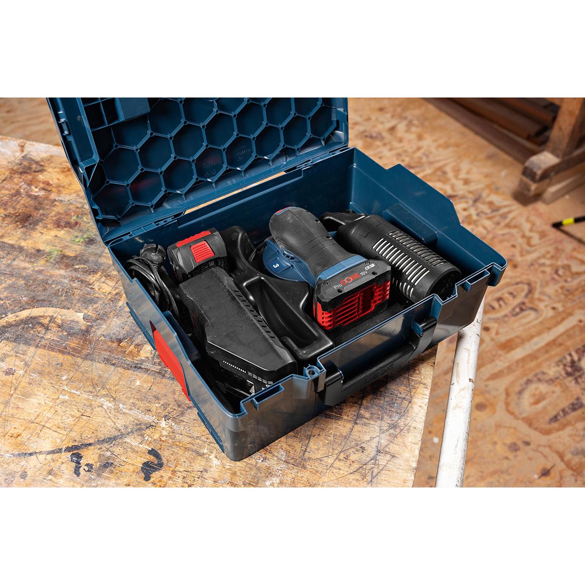 Bosch Akku-Exzenterschleifer GEX 18V-150-3, L-BOXX 162