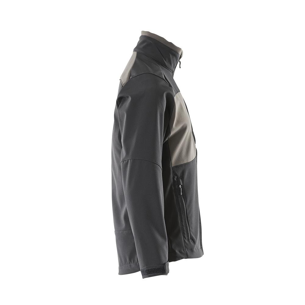 MASCOT Lagos Softshell Jacke YOUNG Schwarz / Dunkelanthrazit