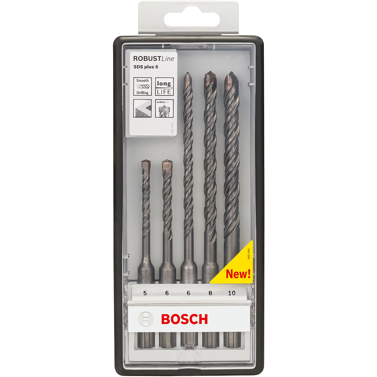 Bosch Hammerbohrer-Set SDS plus-5 Robust Line, 5-teilig