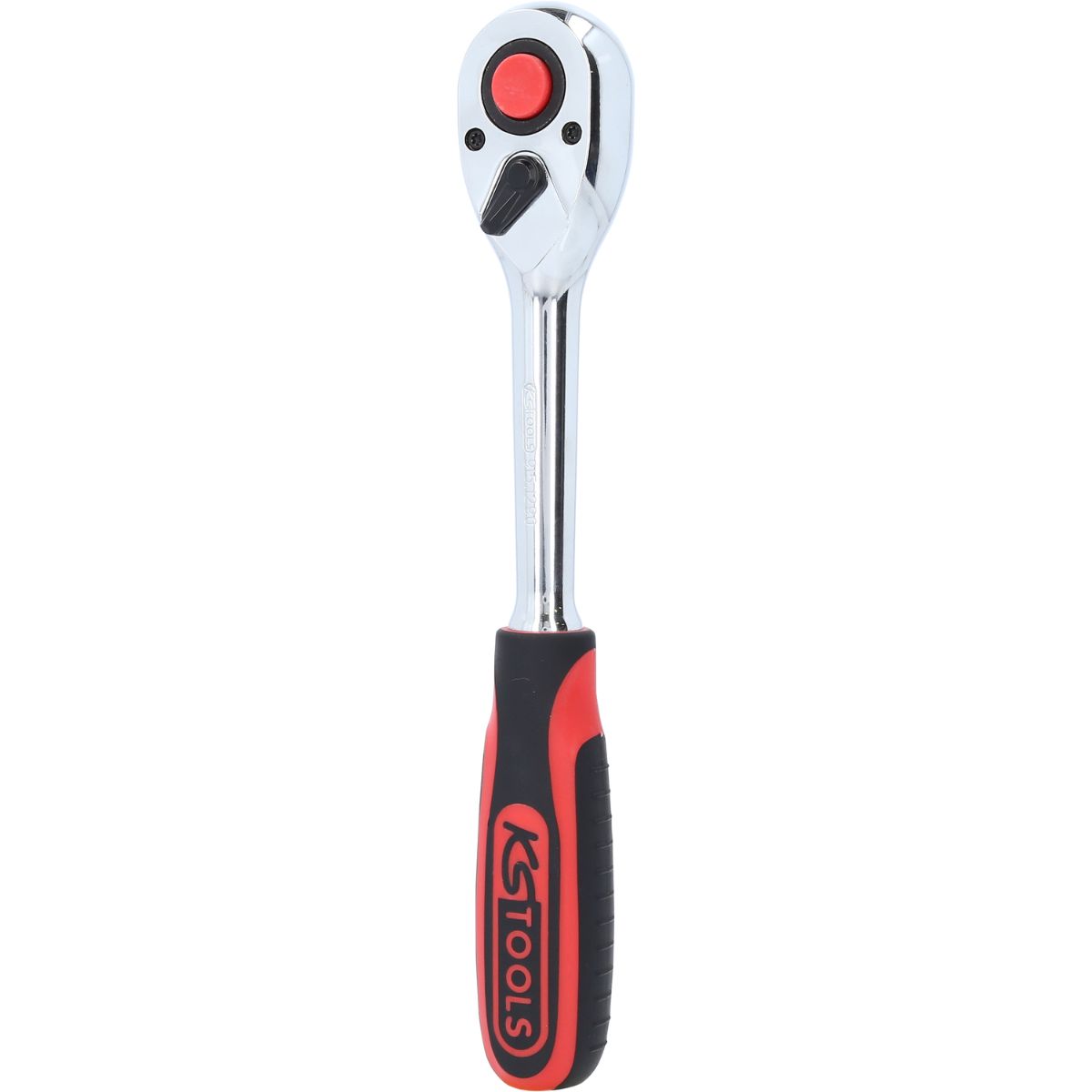 KS Tools 1/2" CHROMEplus Umschaltknarre, 72 Zahn, Kunststoffgriff