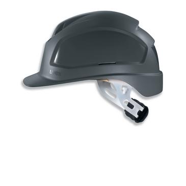 uvex pheos E-WR Schutzhelm ohne Lüftung für Elektrikbereich - mit Drehradsystem - langer Schirm