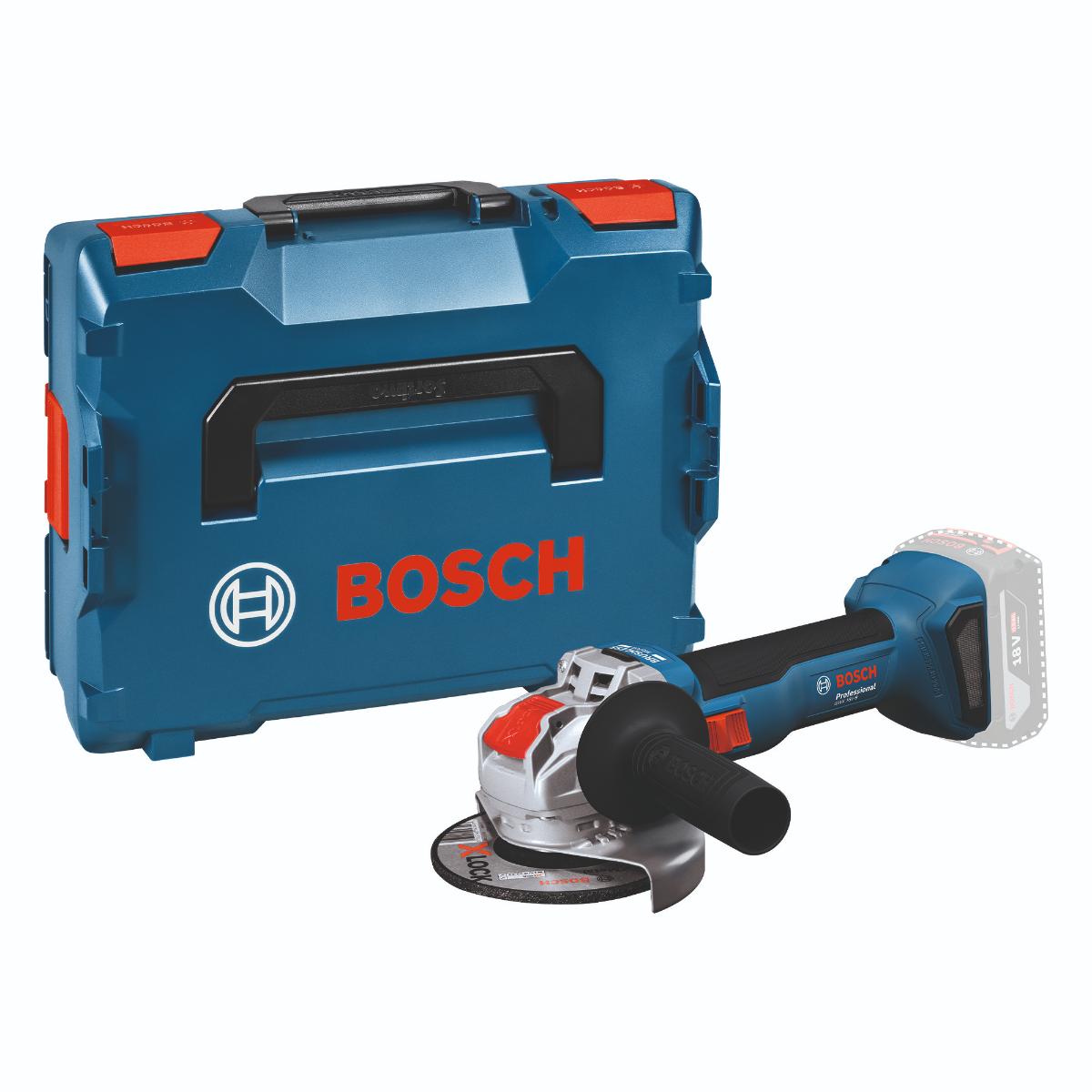 Bosch Akku Winkelschleifer mit X-LOCK GWX 18V-8 in L-BOXX