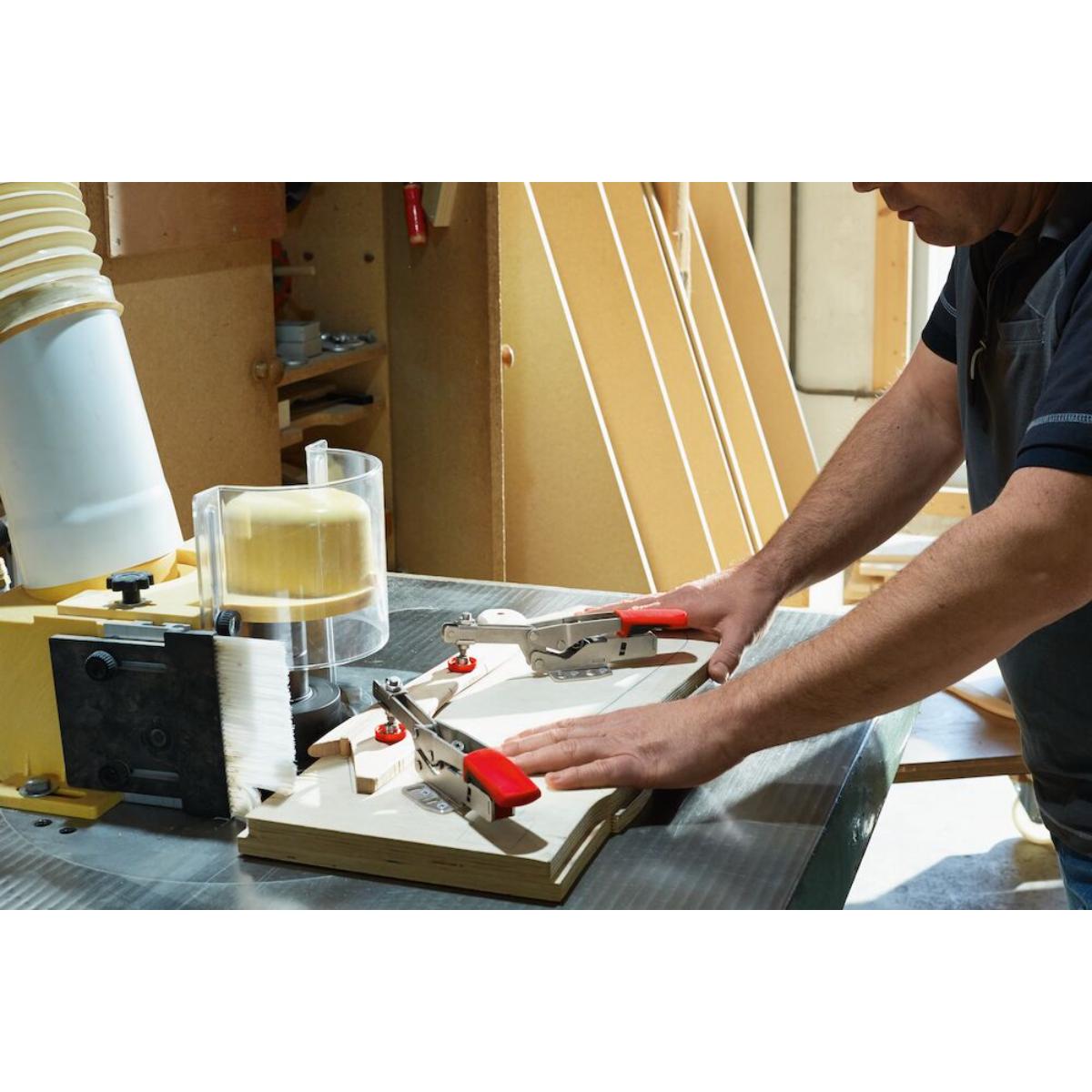 Bessey Waagrechtspanner mit offenem Arm und waagrechter Grundplatte STC-HH