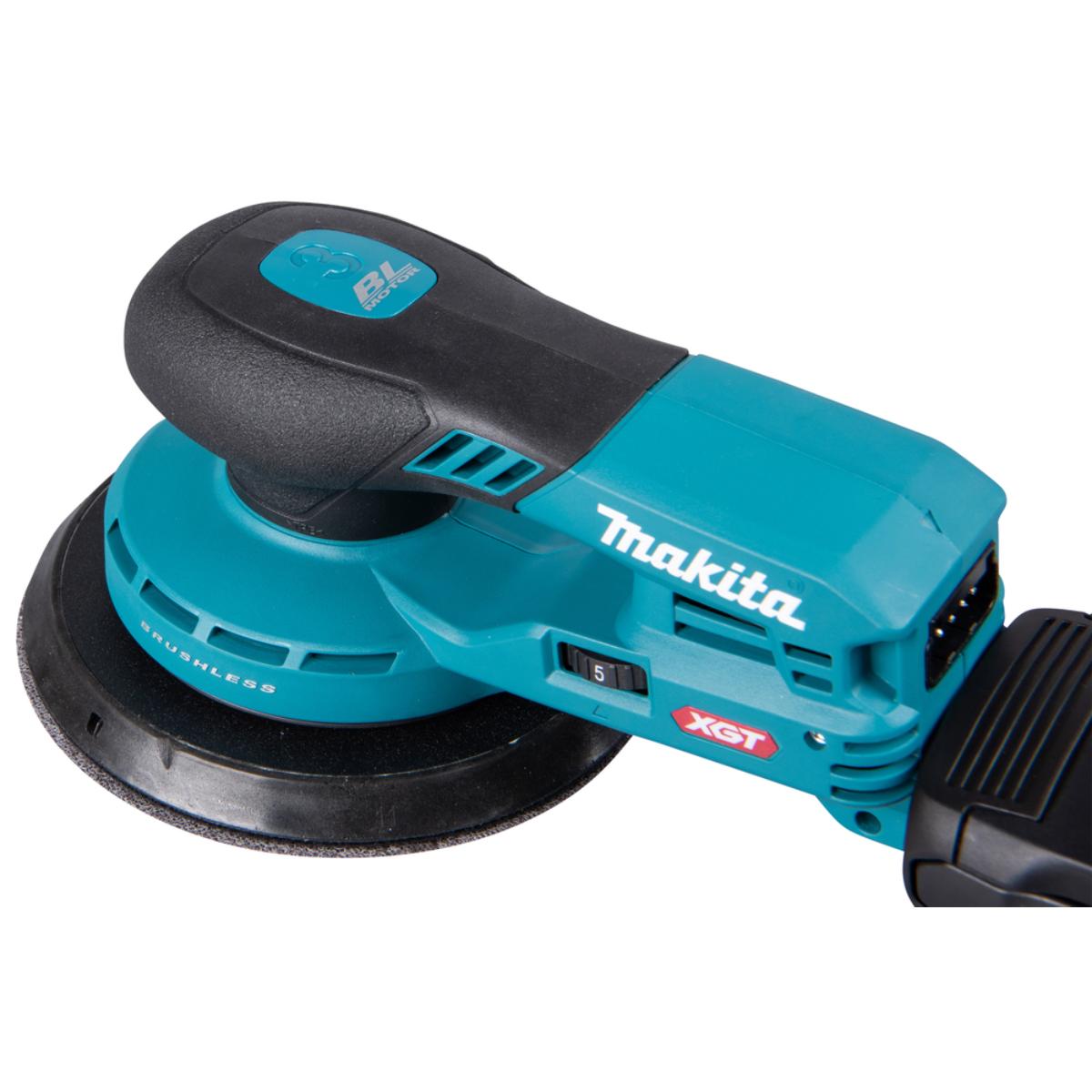 Makita Akku-Exzenterschleifer XGT - Connector - 150 mm Ø - 3,0 mm Hub - 1,6 m Kabel - BO004CGZ