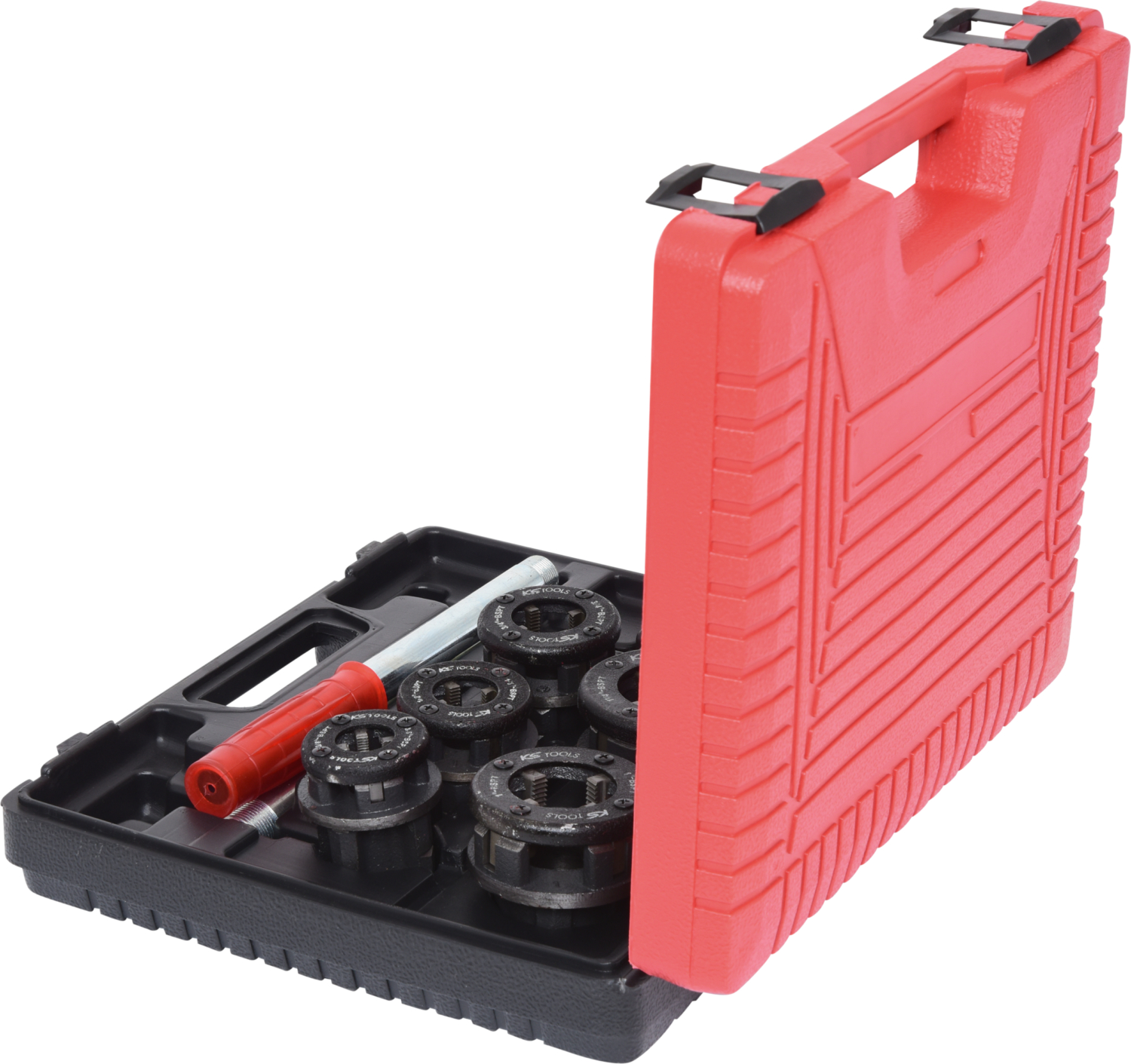 KS Tools Gewinde-Schneidkluppen-Satz 3/8"-1.1/4", 8-tlg
