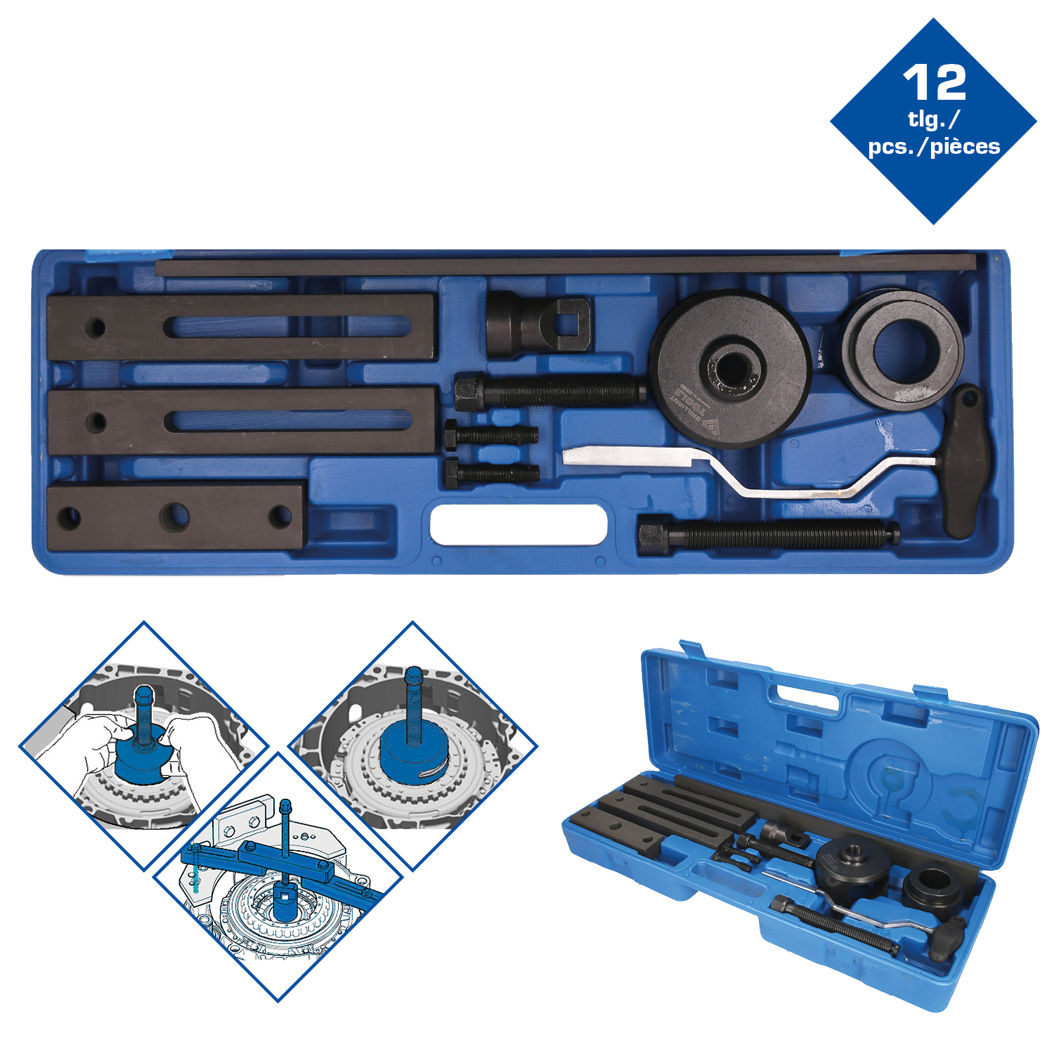 Brilliant Tools DSG-Kupplungs-Werkzeug-Satz, 11-tlg - BT641220