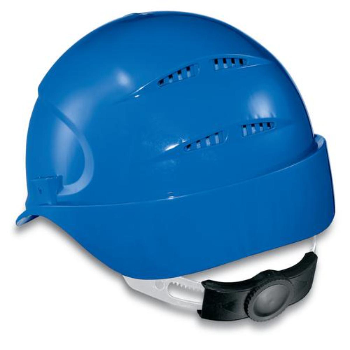 uvex airwing B-WR Schutzhelm mit Lüftung- mit Drehradsystem - langer Schirm