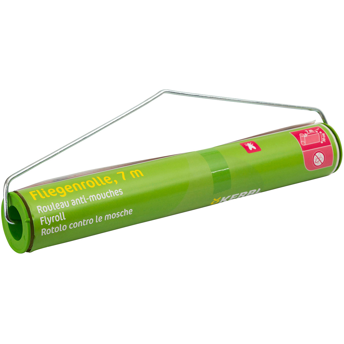 Kerbl Stall-Fliegenrolle mit Halter, 7m