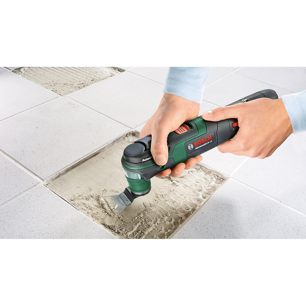 Bosch Akku-Multifunktionswerkzeug AdvancedMulti 18, mit 1 x PBA 18V 2.5 Ah Akku