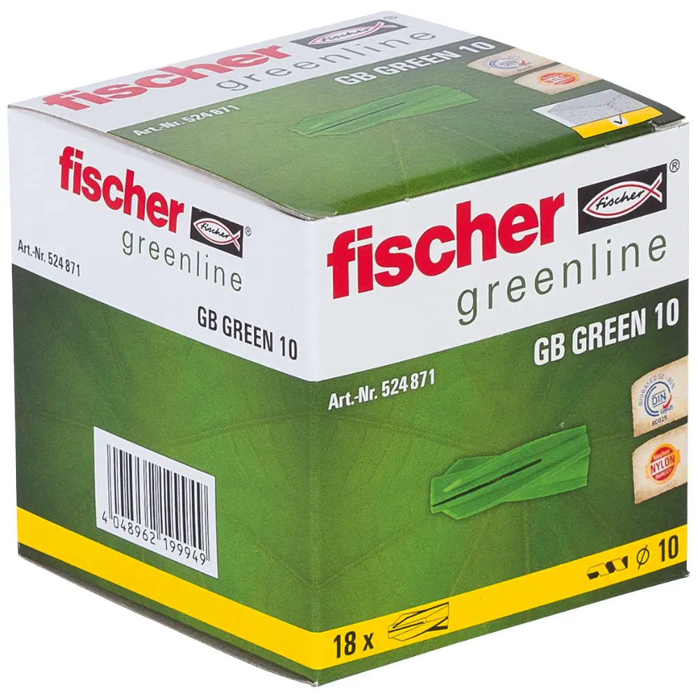 Fischer Gasbetondübel GB Green 10