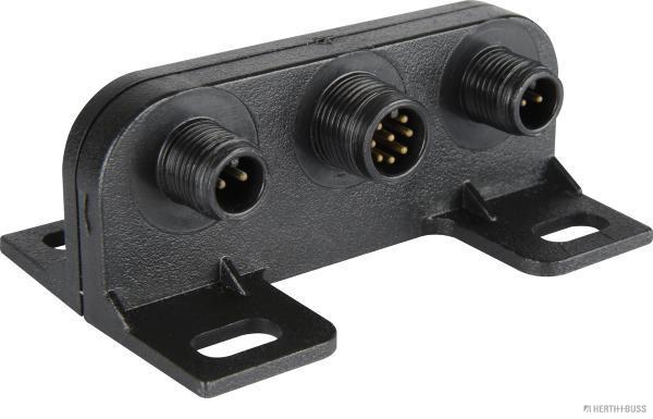 HERTH&BUSS Kabelverbindungsdose, LEDs#inno Plug+Play, Rund-stecker