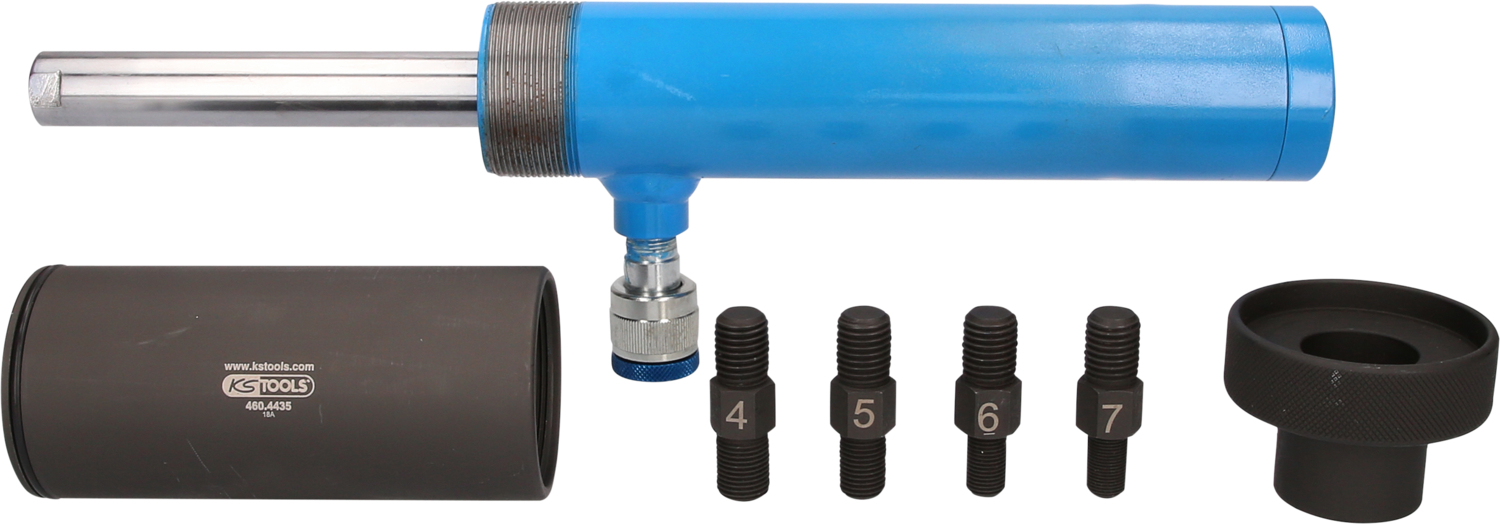 KS Tools Hydraulischer-Abzieher Satz für Bremsankerbolzen, 7-tlg