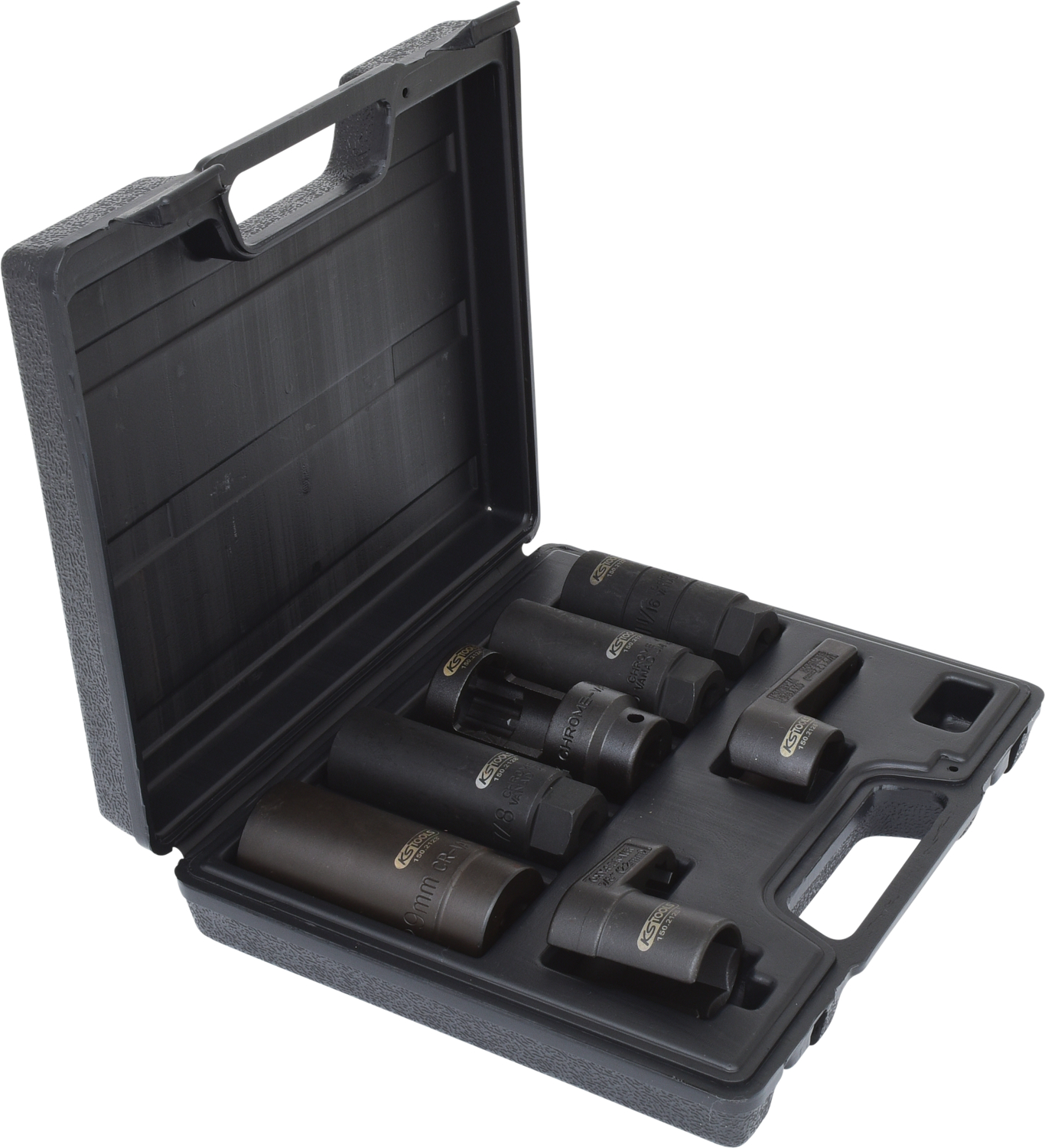 KS Tools 3/8"+1/2" Sensoren-Stecknuss-Satz, 7-tlg