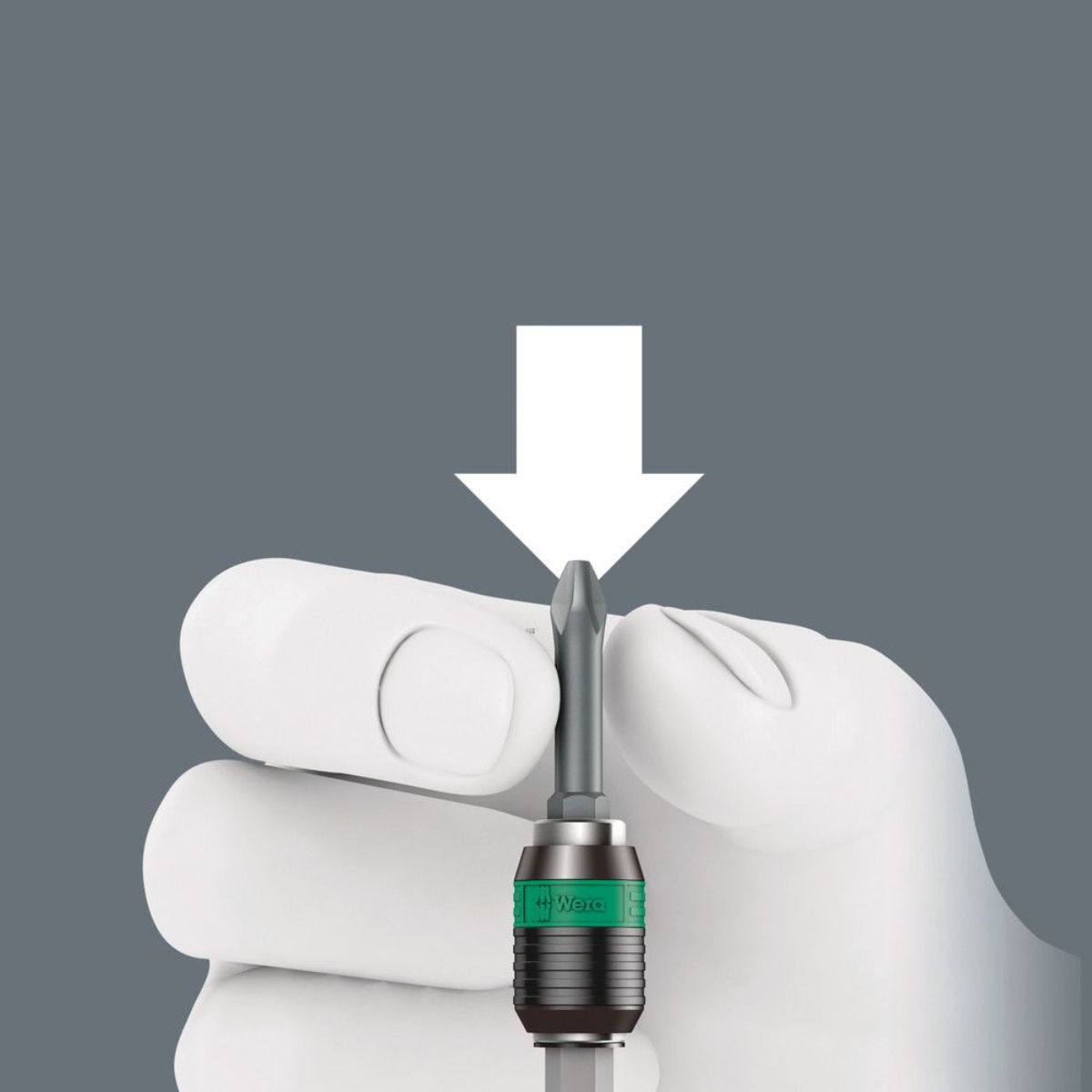 Wera Serie 7400 Kraftform Drehmomentschraubendreher + Rapidaptor Schnellwechselfutter, Heftgröße 105