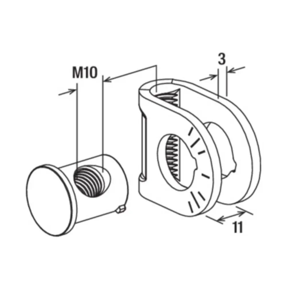 Fischer Gewindestangenverbinder S-ROD Seismic