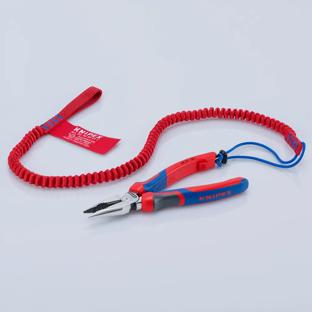 KNIPEX TetheredTool Clips rot (10 Stück) 30 mm