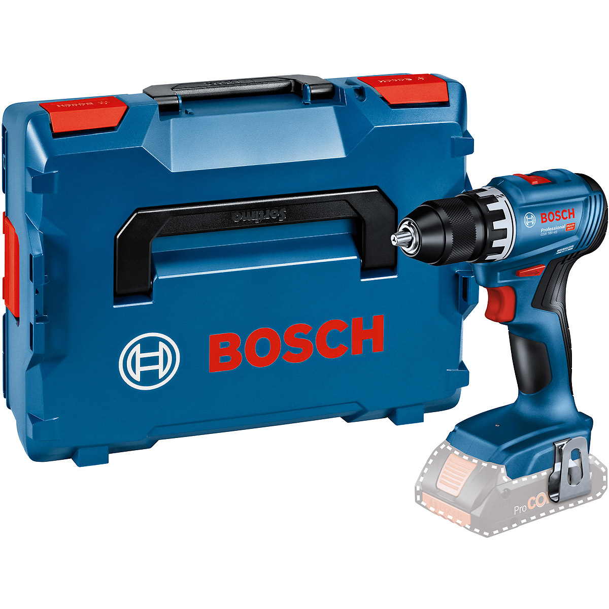Bosch Akku-Bohrschrauber GSR 18V-45 mit L-BOXX